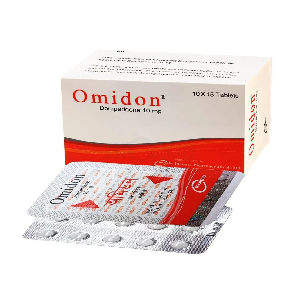 Omidon 10mg | অমিডন ১০ মি.গ্রা (Domperidone)